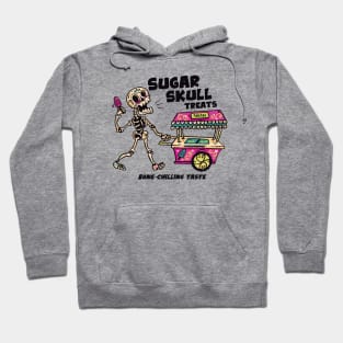 Sugar Skull Treats // Funny Day of the Dead Ice Cream Cart Hoodie